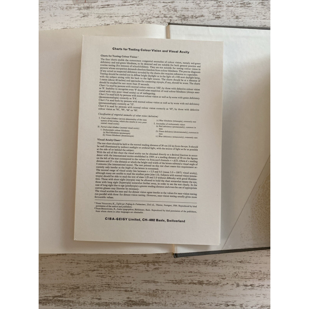Scientific Tables Giegy Seventh Edition (1970 Hardcover) - Picture 5 of 16
